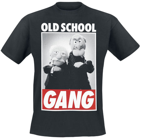 T-Shirt Manches courtes  de Le Muppet Show - M à 3XL - pour Homme - noir - Le Muppet Show