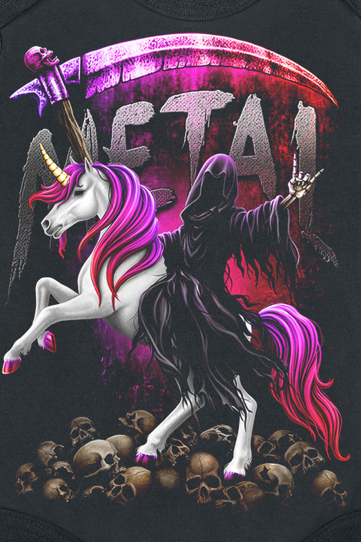 Body  de Spiral - Metallicorne - XS à M - pour filles - noir - Spiral - View 2