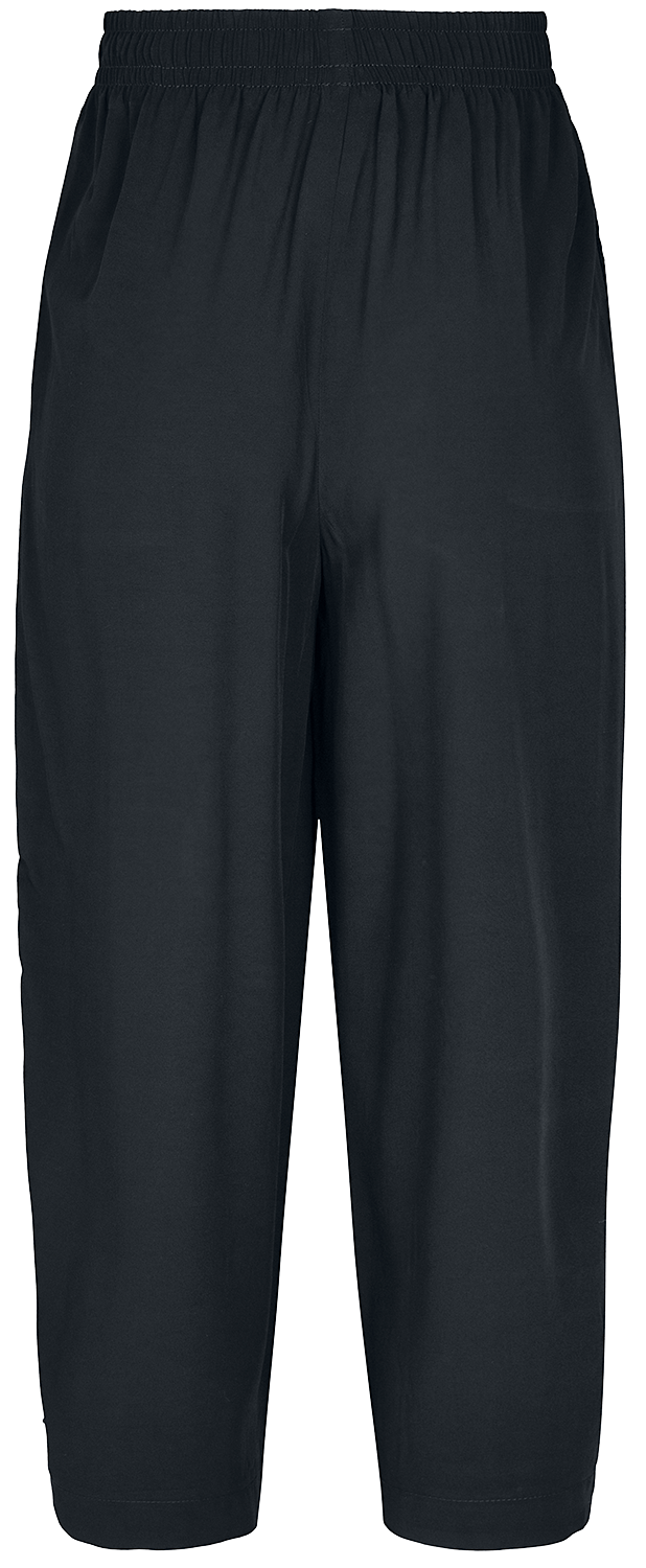 Pantalon en toile  de Urban Classics - Pantalon Large Viscose - XS à XL - pour Femme - noir - Urban Classics - View 2