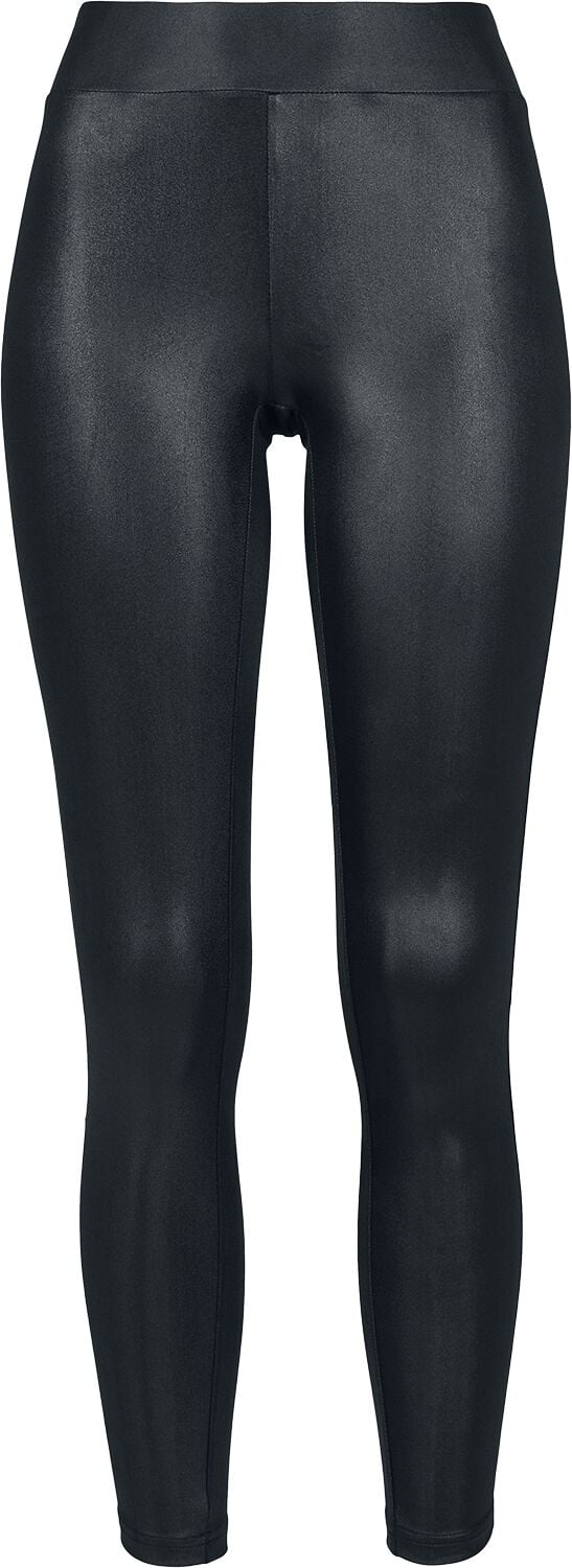 Legging  de Urban Classics - Leggings Simili Cuir - XS à 4XL - pour Femme - noir - Urban Classics