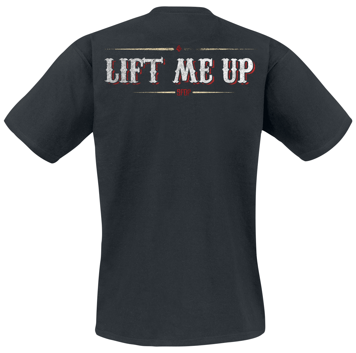 T-Shirt Manches courtes  de Five Finger Death Punch - Laurel Emblem V1 - S à M - pour Homme - noir - Five Finger Death Punch - View 2