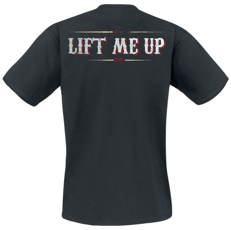 T-Shirt Manches courtes  de Five Finger Death Punch - Laurel Emblem V1 - S à M - pour Homme - noir - Five Finger Death Punch - View 2