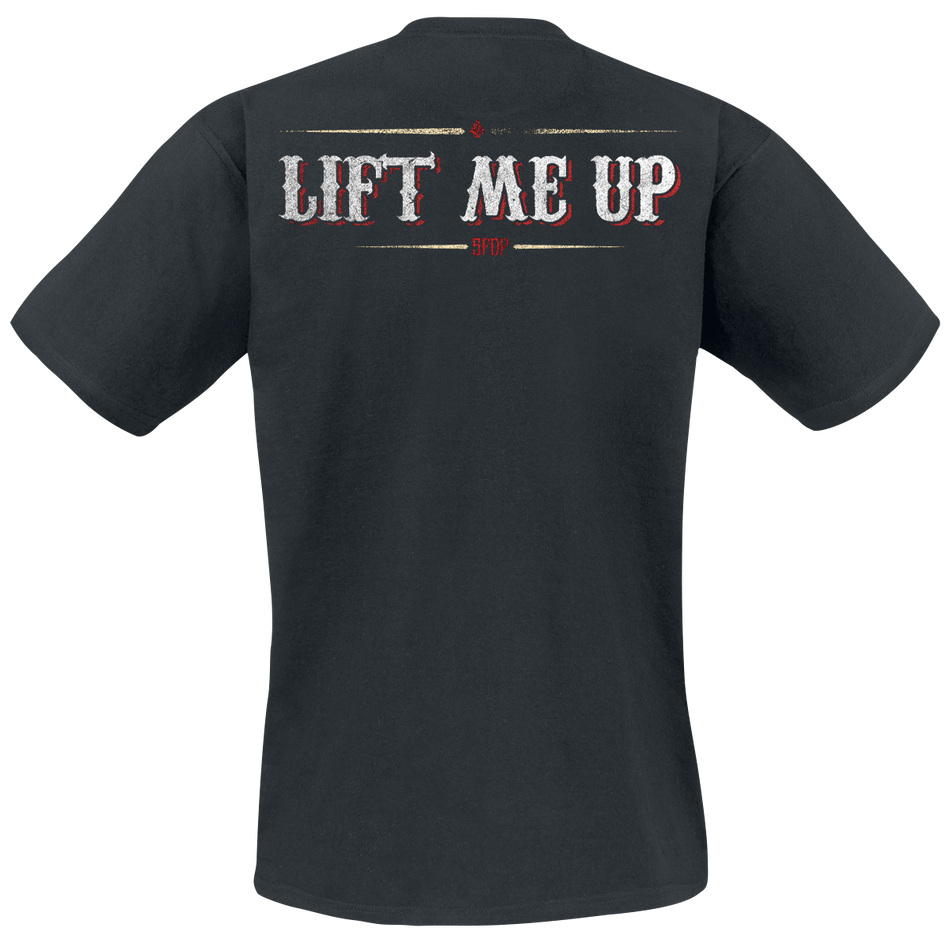 T-Shirt Manches courtes  de Five Finger Death Punch - Laurel Emblem V1 - S à M - pour Homme - noir - Five Finger Death Punch - View 2