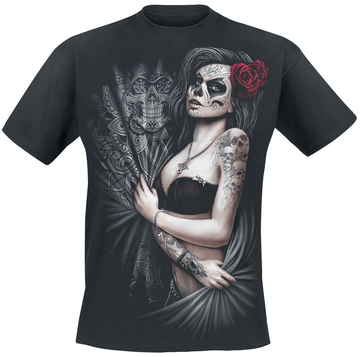 T-Shirt Manches courtes Gothic de Spiral - Dead Love - L à XXL - pour Homme - noir - Spiral