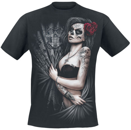 T-Shirt Manches courtes Gothic de Spiral - Dead Love - L à XXL - pour Homme - noir - Spiral