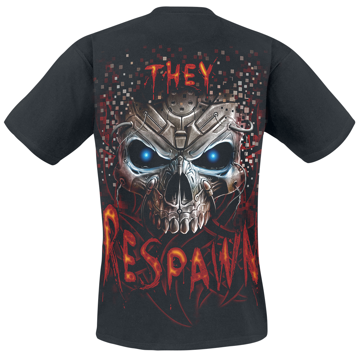 T-Shirt Manches courtes Gothic de Spiral - Respawn - M à 4XL - pour Homme - noir - Spiral - View 2