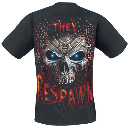 T-Shirt Manches courtes Gothic de Spiral - Respawn - M à 4XL - pour Homme - noir - Spiral - View 2