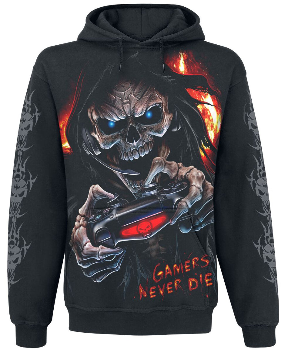 Sweat-shirt à capuche Gaming de Spiral - Respawn - S à XXL - pour Homme - noir - Spiral