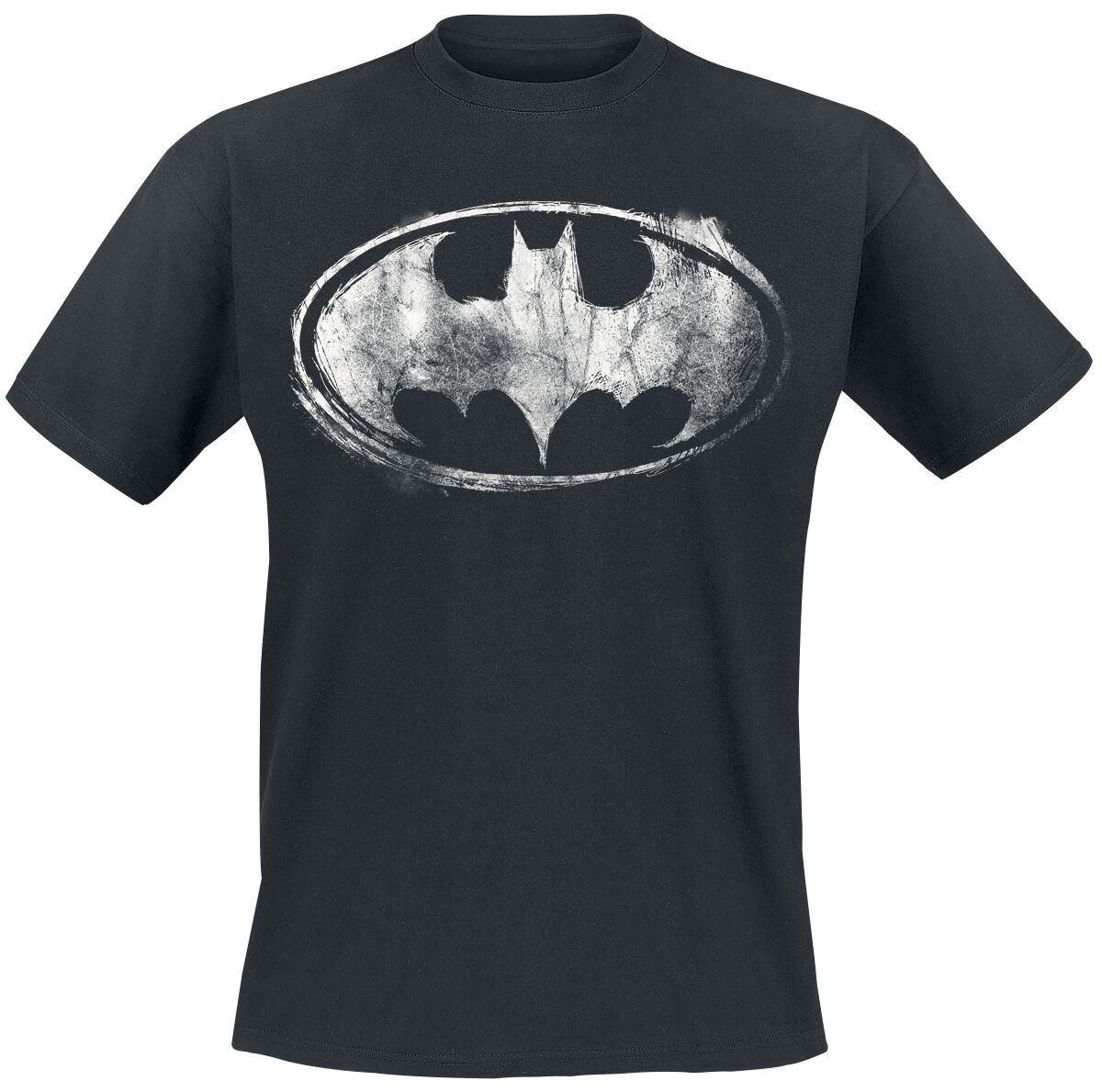 T-Shirt Manches courtes  de Batman - Logo Abîmé - S à 3XL - pour Homme - noir - Batman