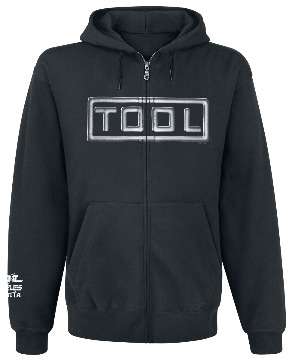 Sweat-shirt zippé à capuche  de Tool - Spiral Eye - S à XXL - pour Homme - noir - Tool