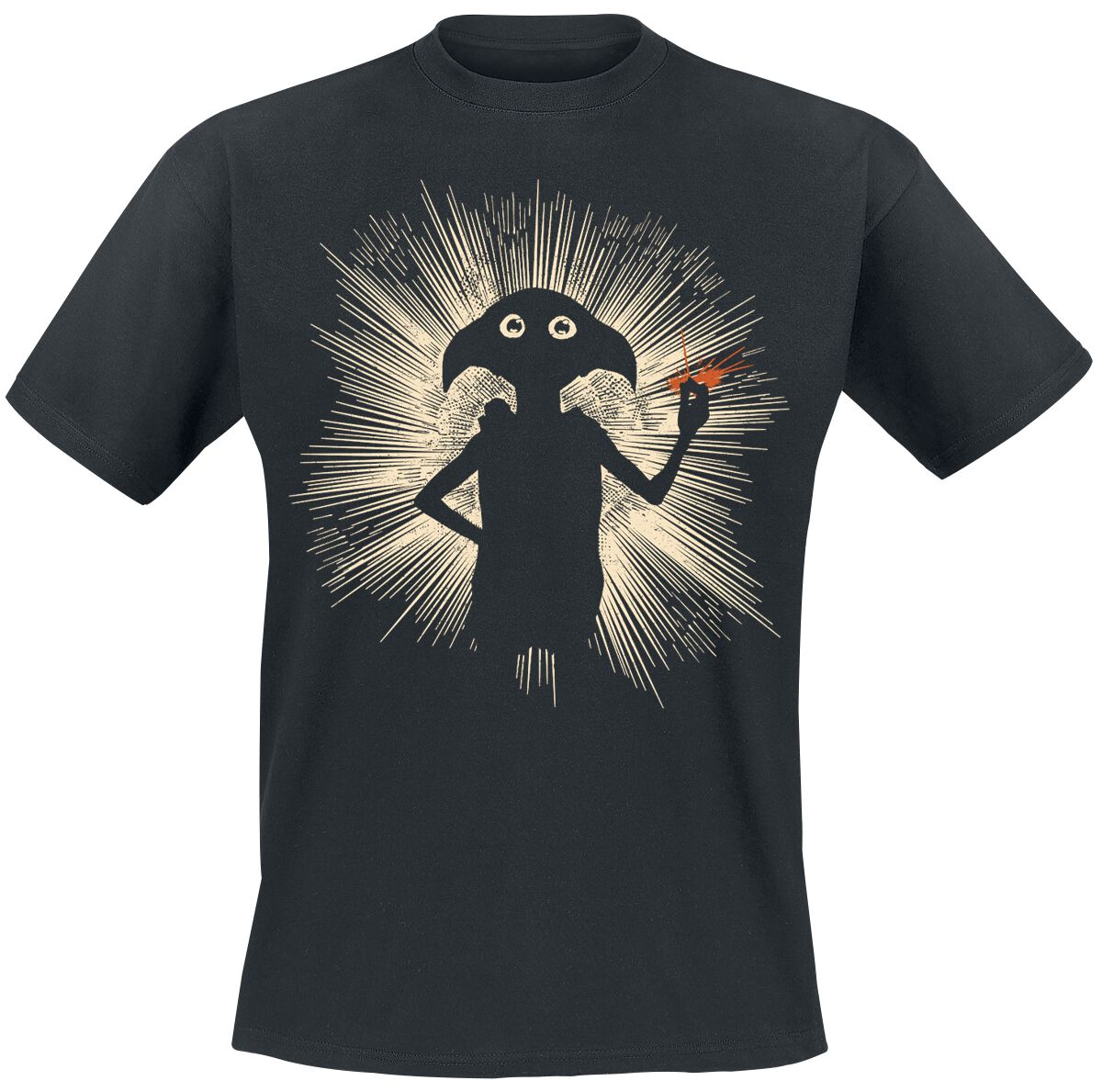T-Shirt Manches courtes  de Harry Potter - Dobby - M à XL - pour Homme - noir - Harry Potter