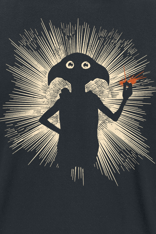 T-Shirt Manches courtes  de Harry Potter - Dobby - M à XL - pour Homme - noir - Harry Potter - View 2