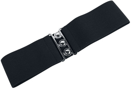 Ceinture Rockabilly de Hell Bunny - Retro - pour Femme - noir - hell bunny