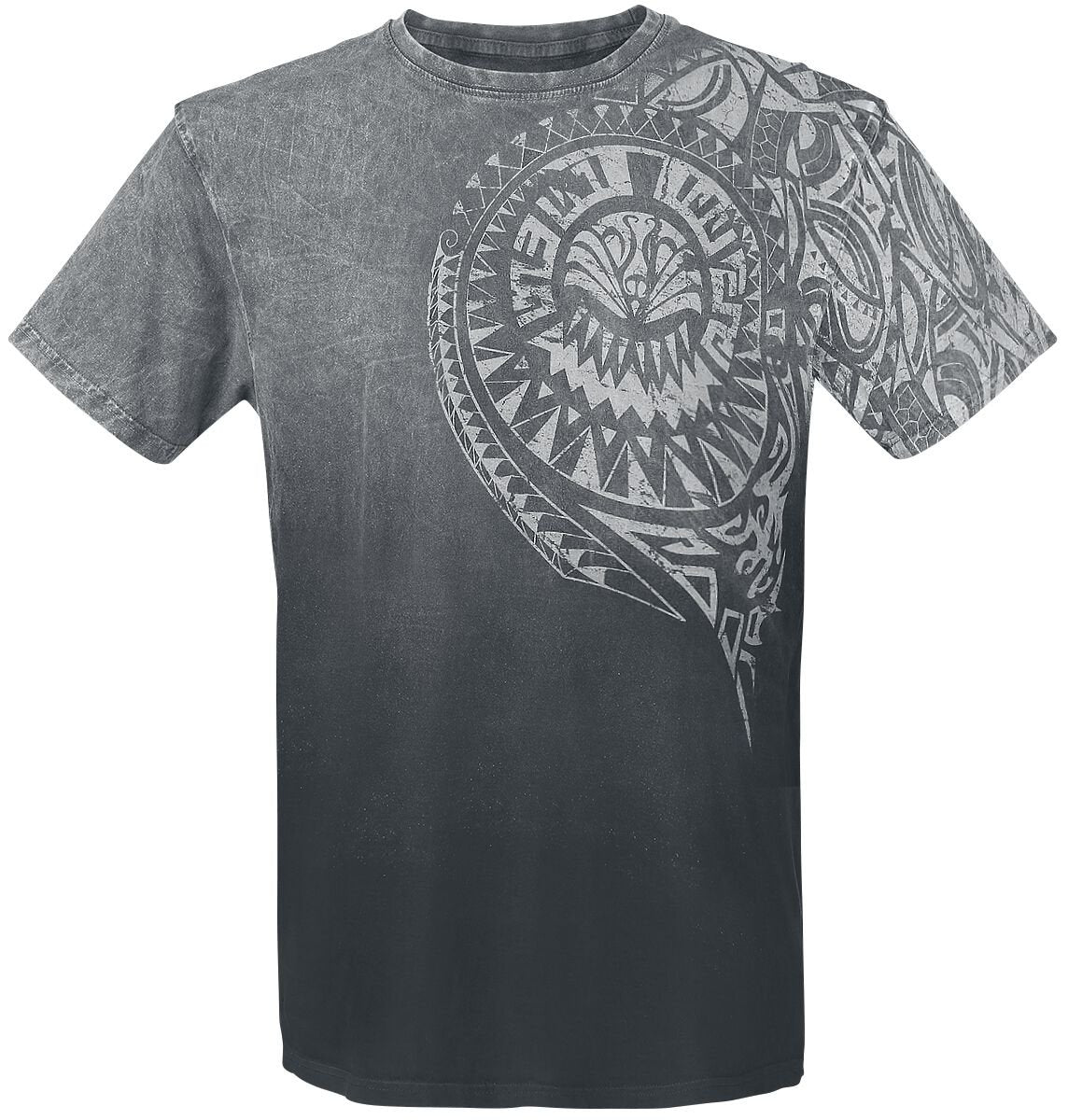 T-Shirt Manches courtes  de Outer Vision - Burned Tattoo - S à 4XL - pour Homme - gris - Outer Vision