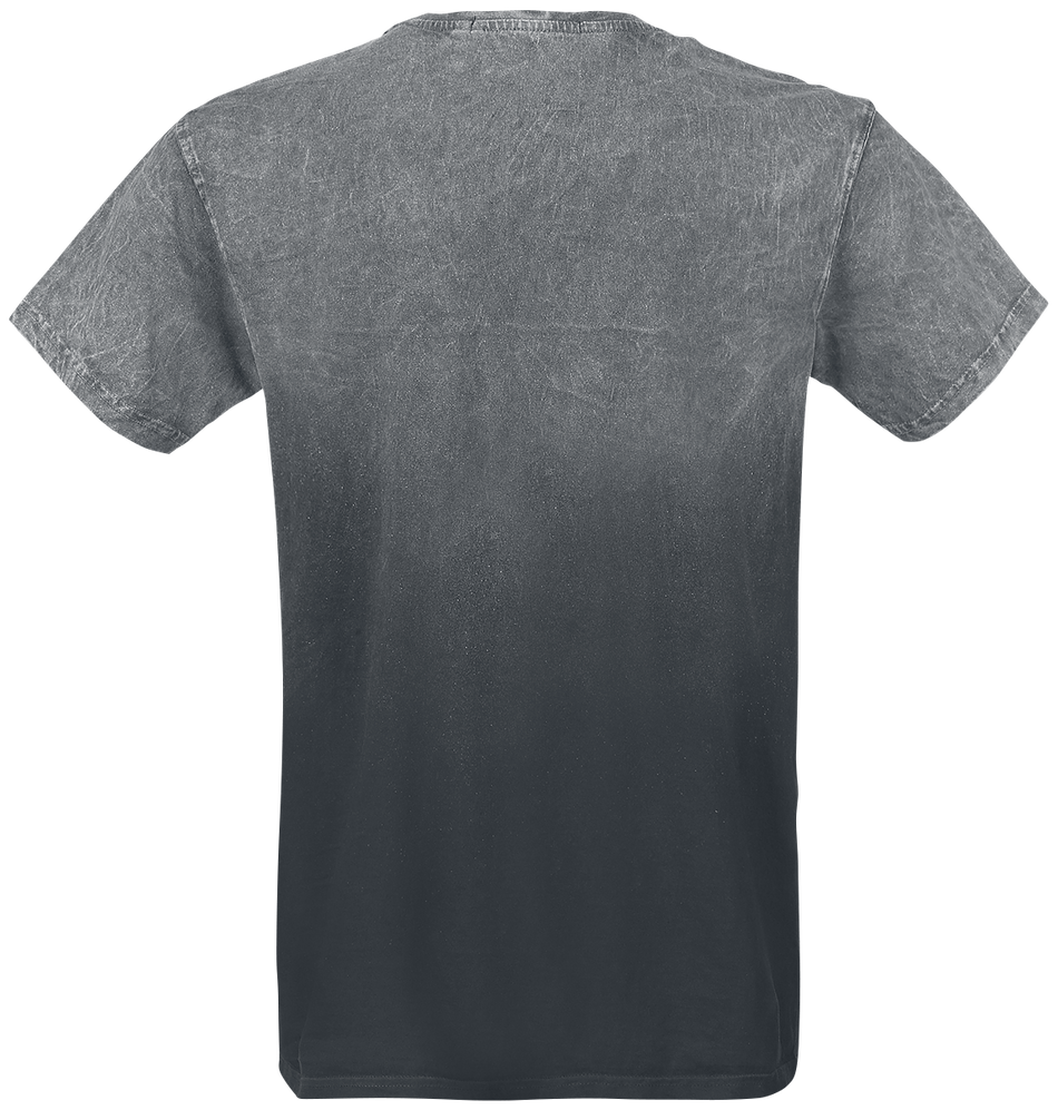 T-Shirt Manches courtes  de Outer Vision - Burned Tattoo - S à 4XL - pour Homme - gris - Outer Vision - View 2