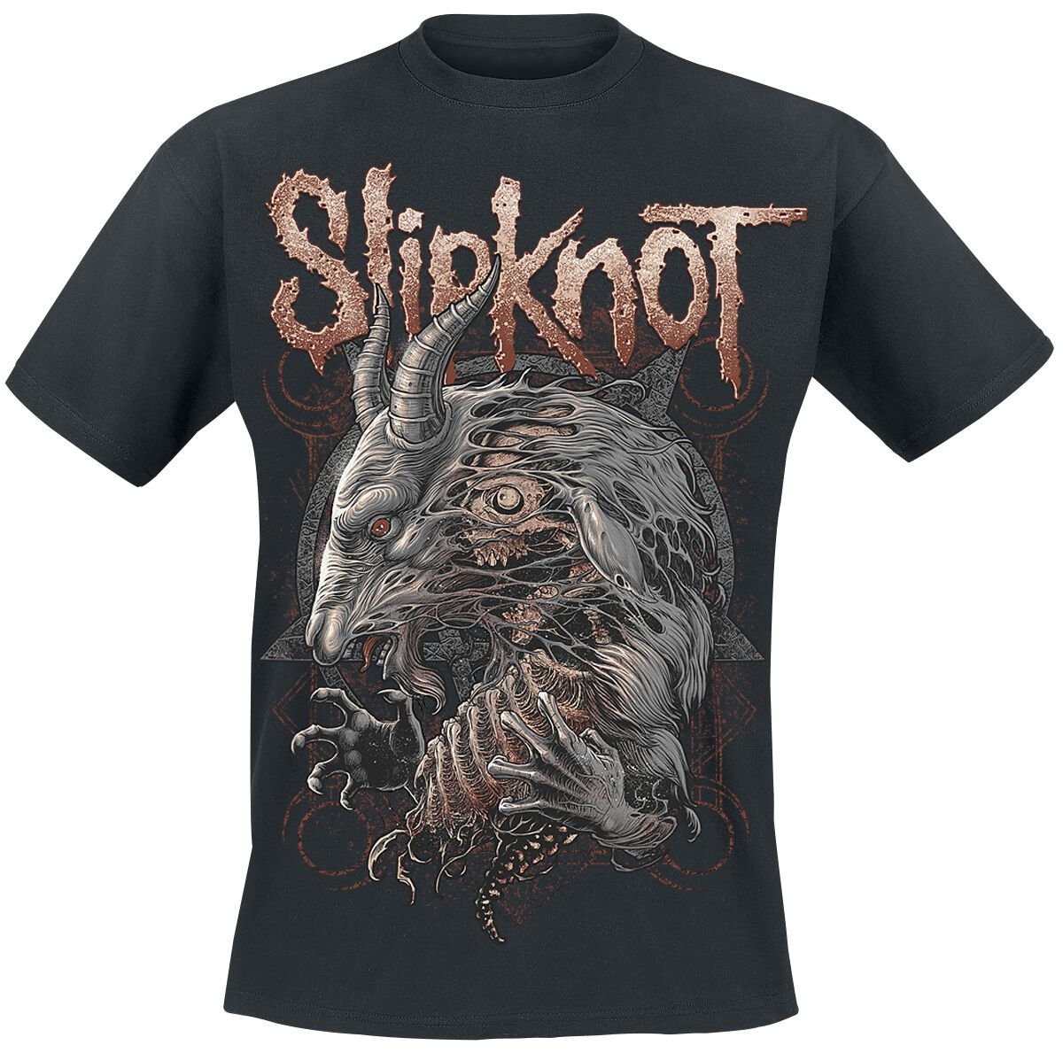T-Shirt Manches courtes  de Slipknot - Vegetative - S à XXL - pour Homme - noir - Slipknot