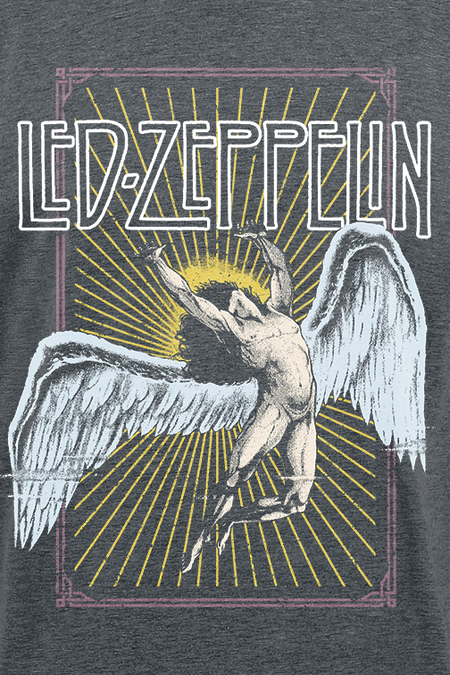 T-Shirt Manches courtes  de Led Zeppelin - Icarus Colour - S à XXL - pour Homme - gris foncé - Led Zeppelin - View 2