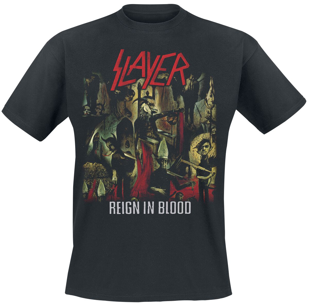 T-Shirt Manches courtes  de Slayer - Reign In Blood - S à XXL - pour Homme - noir - Slayer