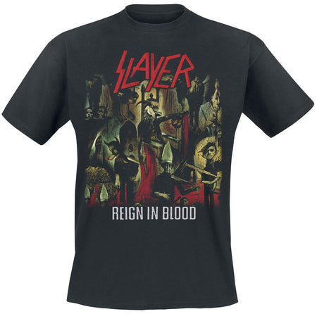 T-Shirt Manches courtes  de Slayer - Reign In Blood - S à XXL - pour Homme - noir - Slayer