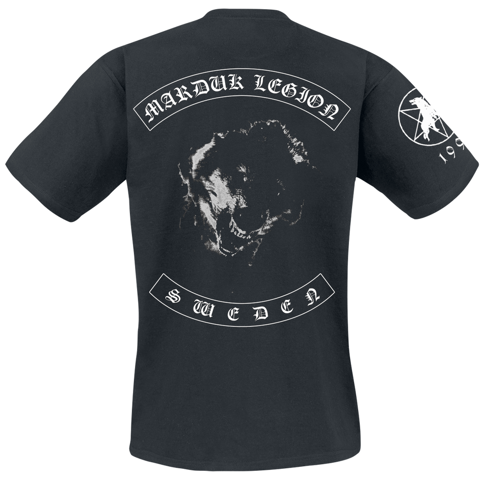 T-Shirt Manches courtes  de Marduk - Marduk Legion - M à XXL - pour Homme - noir - Marduk - View 2