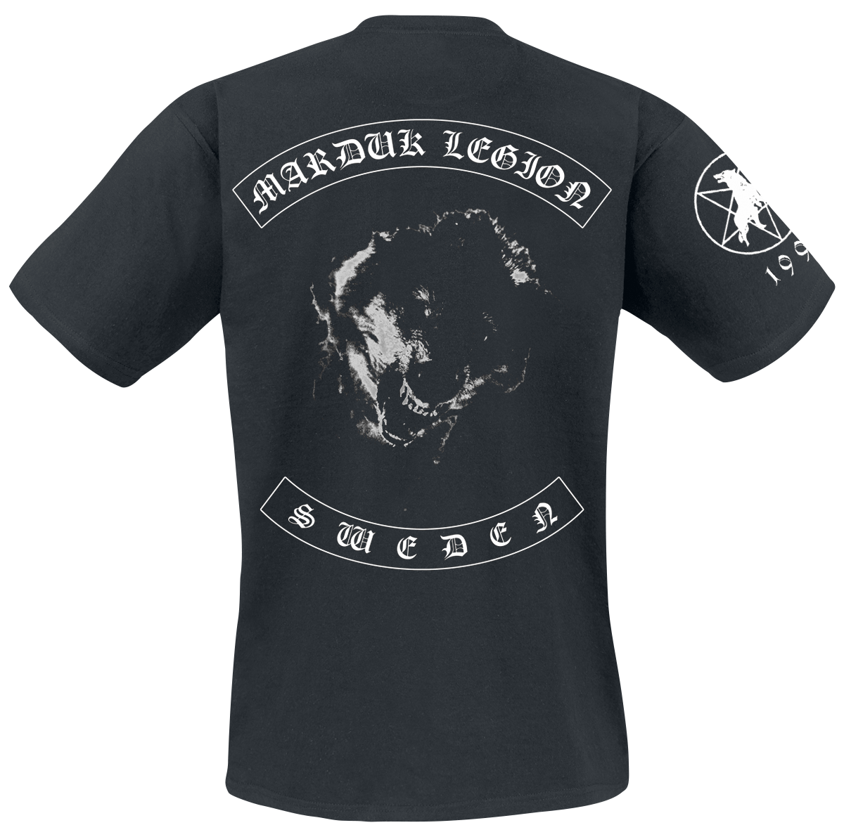 T-Shirt Manches courtes  de Marduk - Marduk Legion - M à XXL - pour Homme - noir - Marduk - View 2
