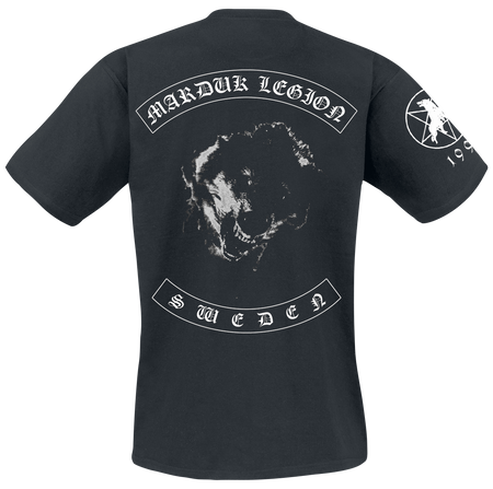 T-Shirt Manches courtes  de Marduk - Marduk Legion - M à XXL - pour Homme - noir - Marduk - View 2