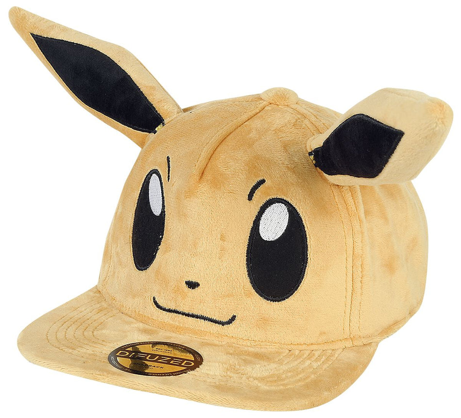 Casquette Gaming de Pokémon - Évoli - pour Femme - marron - Pokémon