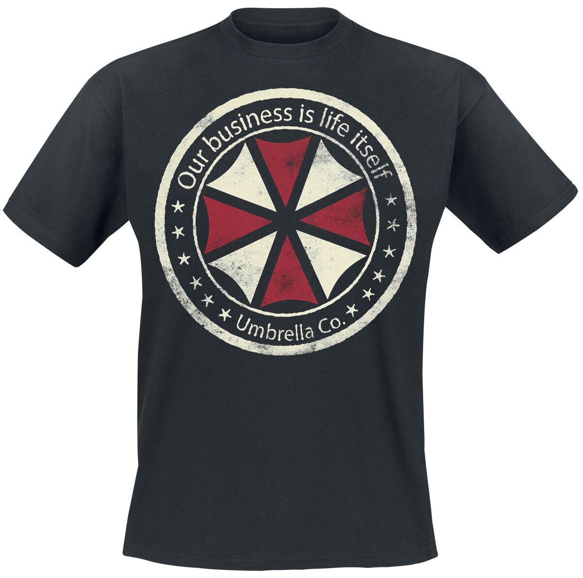 T-Shirt Manches courtes Gaming de Resident Evil - Umbrella Co. - Our Business Is Life Itself - S à XXL - pour Homme - noir - Resident Evil