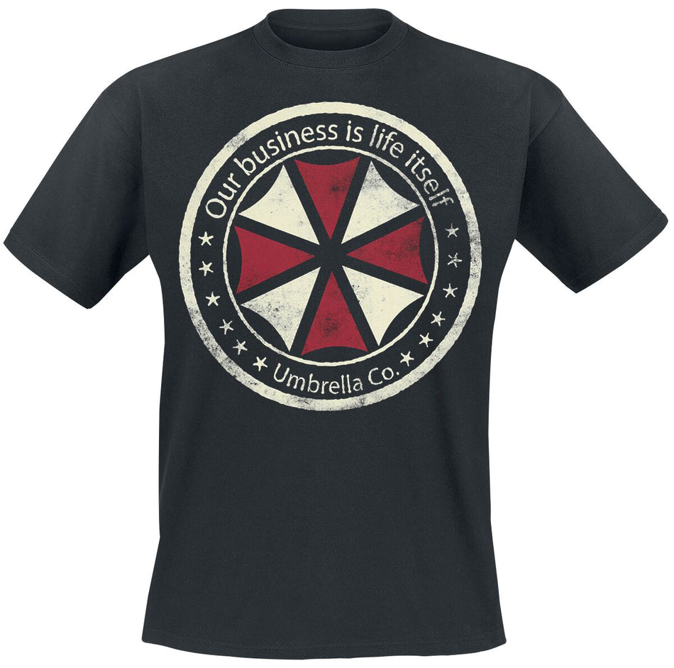 T-Shirt Manches courtes Gaming de Resident Evil - Umbrella Co. - Our Business Is Life Itself - S à XXL - pour Homme - noir - Resident Evil