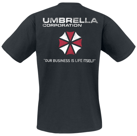 T-Shirt Manches courtes Gaming de Resident Evil - Umbrella Co. - Our Business Is Life Itself - S à XXL - pour Homme - noir - Resident Evil - View 2