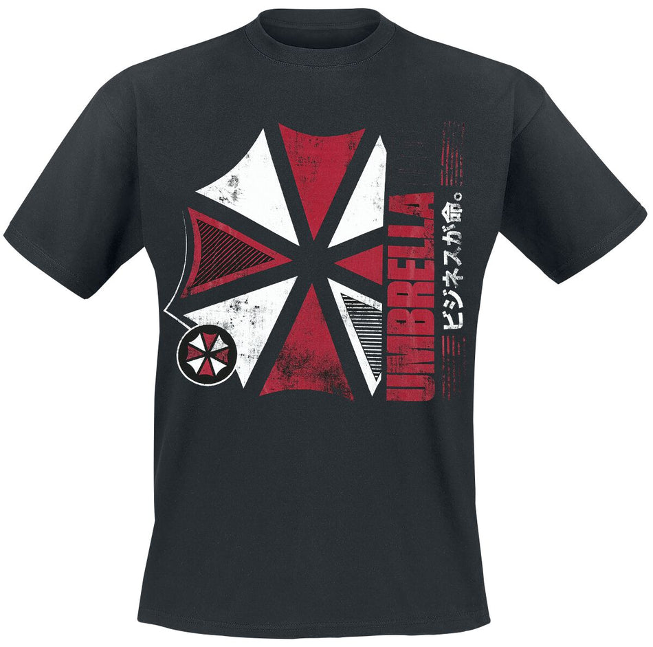 T-Shirt Manches courtes Gaming de Resident Evil - Umbrella Co. - S à XXL - pour Homme - noir - Resident Evil