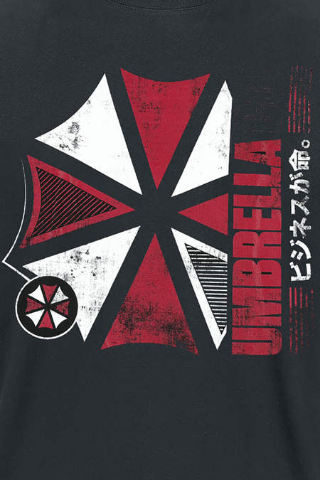 T-Shirt Manches courtes Gaming de Resident Evil - Umbrella Co. - S à XXL - pour Homme - noir - Resident Evil - View 2