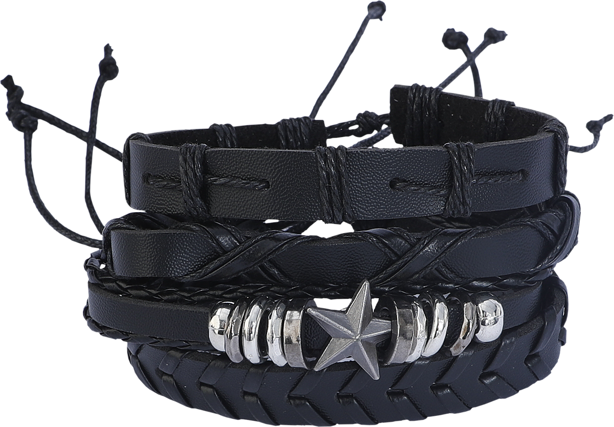 Set de bracelets Gothic de RED by EMP - Sternenmix - pour Unisexe - noir - RED by EMP - View 2