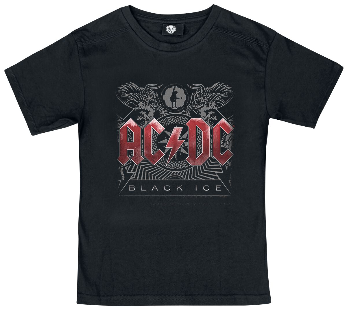 T-shirt  de AC/DC - Metal-Kids - Black Ice - 92 à 164 - pour filles & garçonse - noir - AC/DC