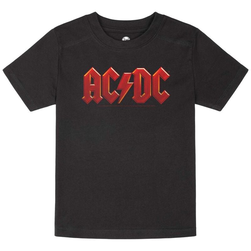 T-shirt  de AC/DC - Metal-Kids - Logo - 104 à 164 - pour filles & garçonse - noir - AC/DC