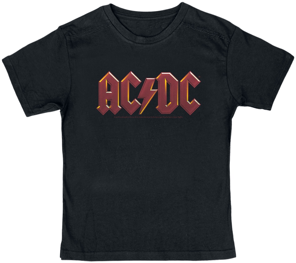 T-shirt  de AC/DC - Metal-Kids - Logo - 104 à 164 - pour filles & garçonse - noir - AC/DC - View 2