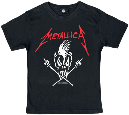 T-shirt  de Metallica - Metal-Kids - Scary Guy - 92 à 164 - pour filles & garçonse - noir - metallica