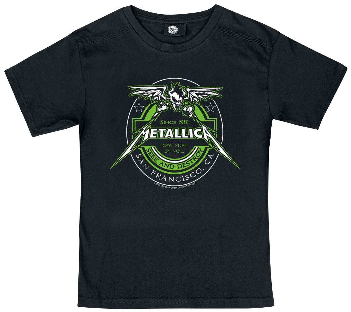T-shirt  de Metallica - Metal-Kids - Fuel - 92 à 164 - pour filles & garçonse - noir - metallica