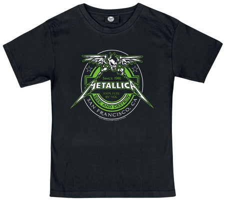 T-shirt  de Metallica - Metal-Kids - Fuel - 92 à 164 - pour filles & garçonse - noir - metallica