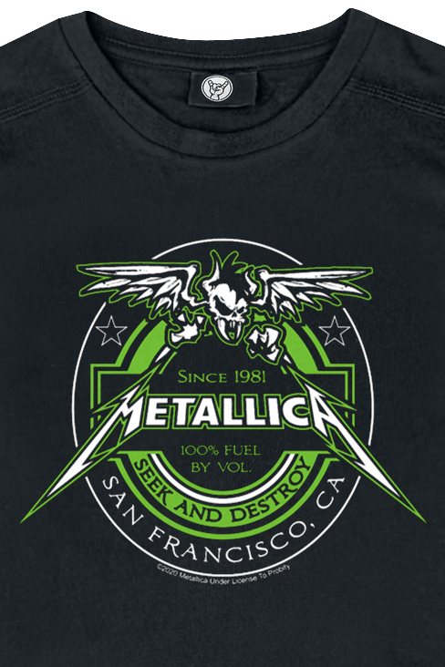 T-shirt  de Metallica - Metal-Kids - Fuel - 92 à 164 - pour filles & garçonse - noir - metallica - View 2