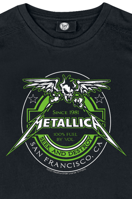 T-shirt  de Metallica - Metal-Kids - Fuel - 92 à 164 - pour filles & garçonse - noir - metallica - View 2