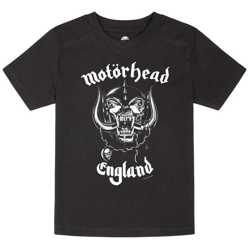T-shirt  de Motörhead - Metal-Kids - England - 92 à 164 - pour filles & garçonse - noir - Motörhead