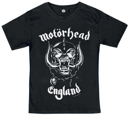 T-shirt  de Motörhead - Metal-Kids - England - 92 à 164 - pour filles & garçonse - noir - Motörhead - View 2