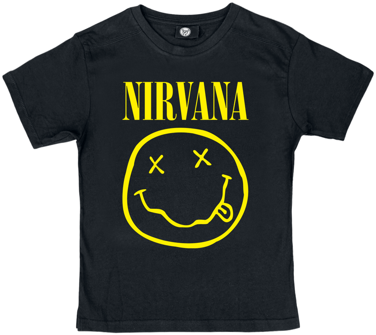 T-shirt  de Nirvana - Metal-Kids - Smiley Kids - 104 à 128 - pour Enfants - noir - Nirvana - View 2