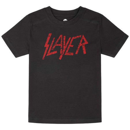 T-shirt  de Slayer - Metal-Kids - Logo - 92 à 164 - pour Enfants - noir - Slayer