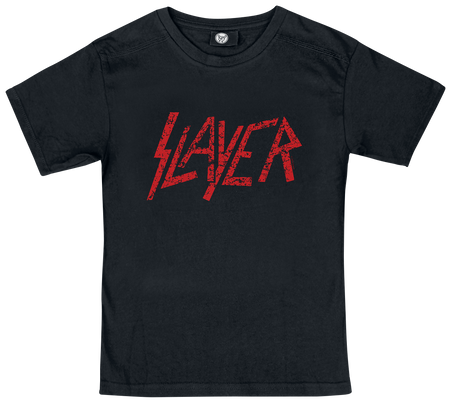 T-shirt  de Slayer - Metal-Kids - Logo - 92 à 164 - pour Enfants - noir - Slayer - View 2