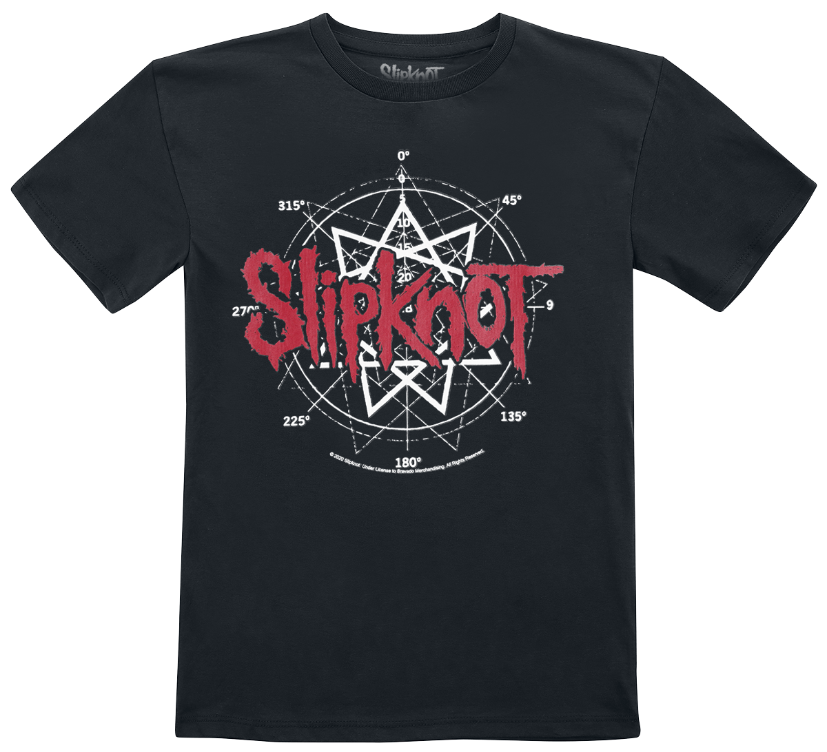 T-shirt  de Slipknot - Metal-Kids - Star Symbol - 164 - pour filles & garçonse - noir - Slipknot - View 2