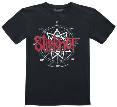 T-shirt  de Slipknot - Metal-Kids - Star Symbol - 164 - pour filles & garçonse - noir - Slipknot - View 2