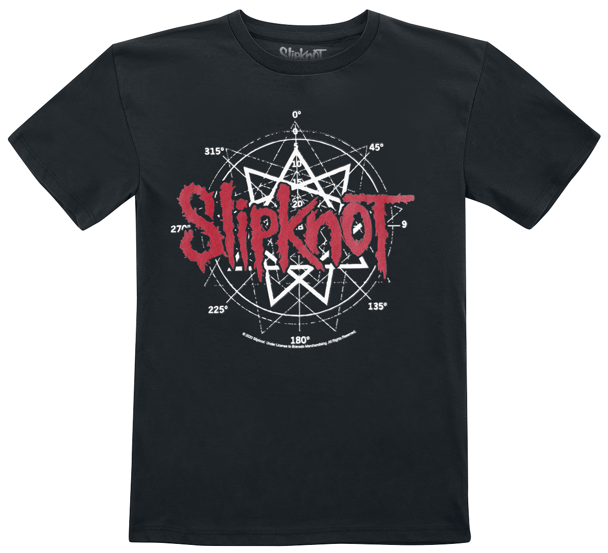 T-shirt  de Slipknot - Metal-Kids - Star Symbol - 164 - pour filles & garçonse - noir - Slipknot - View 2