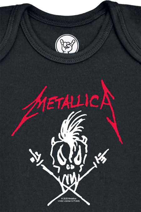 Body  de Metallica - Metal-Kids - Scary Guy - 56/62 à 80/86 - pour filles & garçonse - noir - metallica - View 2